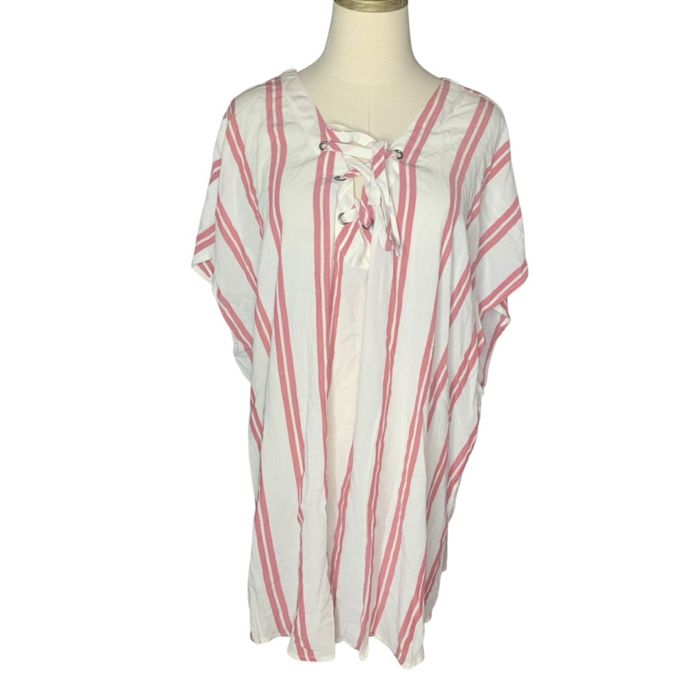 NWT Torrid Striped short sleeve top 4X | 3704